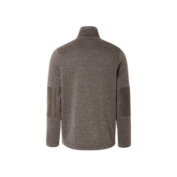 LIVERGY® Herren Jacke aus weichem, wärmendem Fleece (Braun, S(44/46)) - B-Ware neuwertig