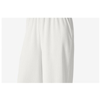 esmara® Damen Culotte, in modischer Crinkle-Qualität (Weiß, L (44/46)) - B-Ware neuwertig