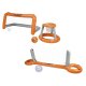 CRIVIT Aufblasbares Pool-Volleyballnetz / Aufblasbares Pool-Tor-und-Korb-Set - B-Ware