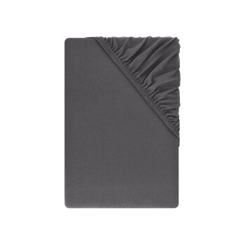LIVARNO Spannbettlaken, Jersey, 180 - 200 x 200 cm, grau...