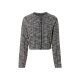 esmara® Damen-Blazer,  im Tweed-Design, 38, schwarz - B-Ware neuwertig