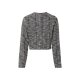 esmara® Damen-Blazer,  im Tweed-Design, 38, schwarz - B-Ware neuwertig