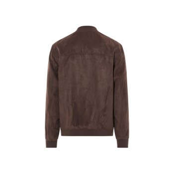 LIVERGY® Herren-Blouson, in Wildlederoptik, XL, braun - B-Ware neuwertig
