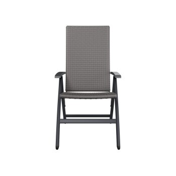 LIVARNO home Klappsessel »Valencia«, 2 Set, verstellbar, grau - B-Ware
