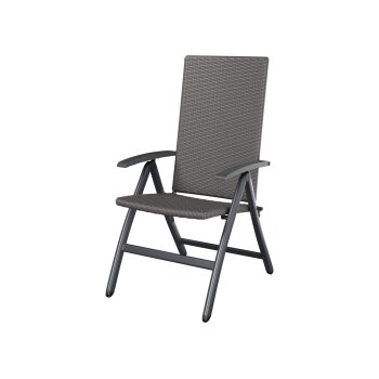 LIVARNO home Klappsessel »Valencia«, 2 Set, verstellbar, grau - B-Ware