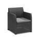 LIVARNO home Loungeset, 4-teilig, anthrazit - B-Ware neuwertig