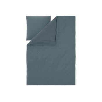 LIVARNO Satin Wendebettwäsche, 140 x 200 cm, marine - B-Ware sehr gut
