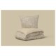 LIVARNO® Satin Wendebettwäsche, 140 x 200 cm, beige - B-Ware neuwertig