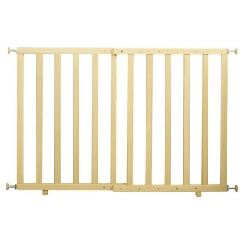 roba Türschutzgitter zum Klemmen, Breite 62 - 106 cm, natur - B-Ware