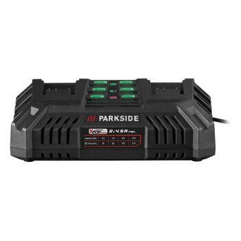 PARKSIDE® 20 V / 2x 4,5 A Akku-Doppelladegerät »PDSLG 20 B1«, ohne Akku - B-Ware