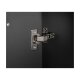 LIVARNO Home Bad-Seitenschrank, in Wellenoptik, anthrazit - B-Ware