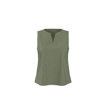Esmara® Damen Leinen Blusentop, 42, grün -...
