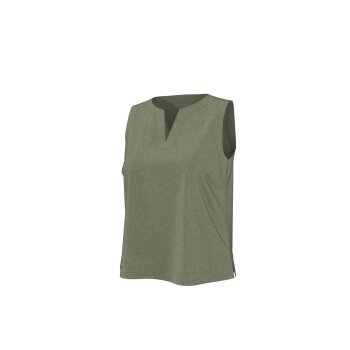 Esmara® Damen Leinen Blusentop, 42, grün - B-Ware neuwertig