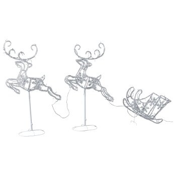 LIVARNO home 3D-Lichtfiguren, 3 tlg. mit 120 LEDs - B-Ware