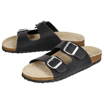 ESMARA® Damen Pantoletten (Schwarz, 39) - B-Ware neuwertig