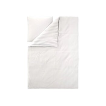 LIVARNO® Luxus-Satin-Bettwäsche, 155 x 220 cm, beige - B-Ware neuwertig