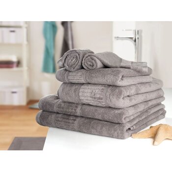 Gözze Saunatuch Bio 70 x 200 cm (Silber) - B-Ware...