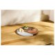 SILVERCREST® Schneidebrett Marmor / Holz, rund, braun/weiß - B-Ware neuwertig