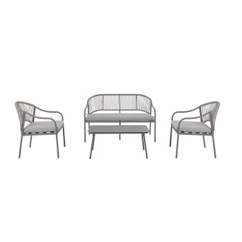GREEMOTION Stahl-Geflecht-Coffee-Set...