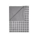 LIVARNO® Kuscheldecke mit Teddyfleece (Karo/grau) - B-Ware neuwertig