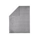 LIVARNO® Kuscheldecke mit Teddyfleece (Karo/grau) - B-Ware neuwertig