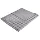 LIVARNO® Kuscheldecke mit Teddyfleece (Karo/grau) - B-Ware neuwertig