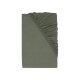 LIVARNO® Jersey-Spannbettlaken mit Leinen, 90-100 x 200 cm, grün - B-Ware neuwertig