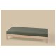 LIVARNO® Jersey-Spannbettlaken mit Leinen, 90-100 x 200 cm, grün - B-Ware neuwertig