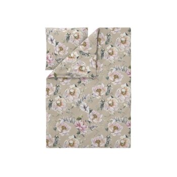 LIVARNO® Satin-Bettwäsche, 135 x 200 cm, beige -...