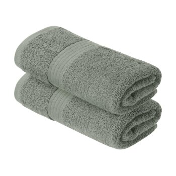 LIVARNO® 2er Set Frottier-Handtücher, mint - B-Ware neuwertig