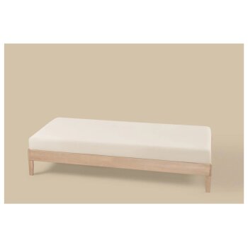 LIVARNO® Jersey-Spannbettlaken mit Leinen, 90-100 x 200 cm - B-Ware