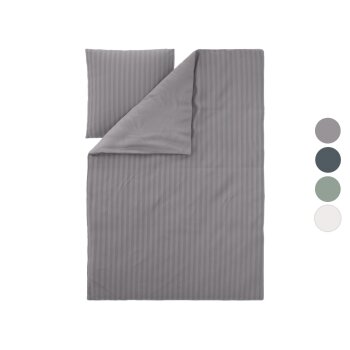 LIVARNO® Luxus-Satin-Bettwäsche, 155 x 220 cm -...