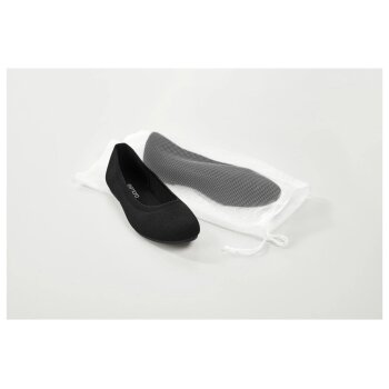 esmara® Damen-Ballerinas, zusammenfaltbar, 39, schwarz - B-Ware neuwertig