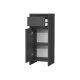 LIVARNO home Bad-Seitenschrank Oslo, anthrazit - B-Ware