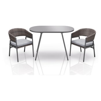 LIVARNO home Balkonset, aus Stahl, 3-teilig - B-Ware