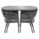 LIVARNO home Balkonset, aus Stahl, 3-teilig - B-Ware