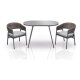 LIVARNO home Balkonset, aus Stahl, 3-teilig - B-Ware