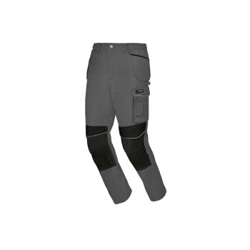 PARKSIDE PERFORMANCE® Herren-Arbeitsbundhose, Ripstop, mit CORDURA®-Knieverstärkung, 54, grau - B-Ware neuwertig