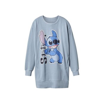 Disney Damen-Sweatkleid, XS, Stitch, blau - B-Ware neuwertig