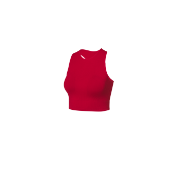 CRIVIT Damen-Sport-Bustier, mit dynamischer Kühltechnologie, XS, rot - B-Ware sehr gut