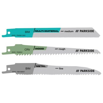 PARKSIDE® Säbelsägeblatt-Sets - B-Ware