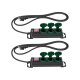 PARKSIDE® Steckdosenleiste, mit Berührungsschutz (3-fach 2er-Set) - B-Ware sehr gut