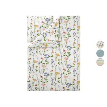 LIVARNO® Bettwäsche, aus Seersucker, 155 x 220...