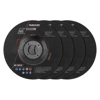 PARKSIDE PERFORMANCE® Trennscheiben-Sortiment, Metallschleifscheiben 125 mm - B-Ware neuwertig
