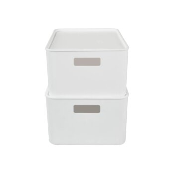 W5 Boxen mit Deckel, 35x26x15 cm, Ca. 10,4 L - B-Ware
