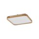 OSRAM LED-Deckenleuchte Orbis Alicia, mit Holz-Ring, eckig - B-Ware Transportschaden Kosmetisch