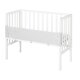 roba safe asleep® Beistellbett, 2in1 mit Barriere, holz/weiß - B-Ware Transportschaden Kosmetisch