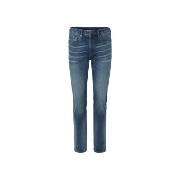 LIVERGY® Herren Jeans, Slim Fit, normale Leibhöhe (Blau, 52 (36/32)) - B-Ware neuwertig