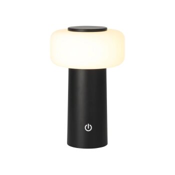 SANSIBAR LED-Akku-Tischleuchte (Schwarz) - B-Ware neuwertig