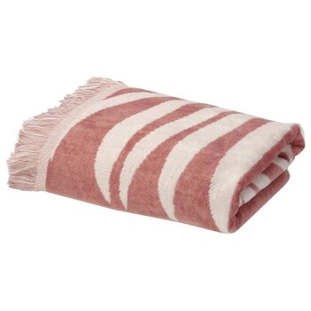 LIVARNO® Frottier-Strandtuch, 80 x 180 cm, rosa - B-Ware neuwertig
